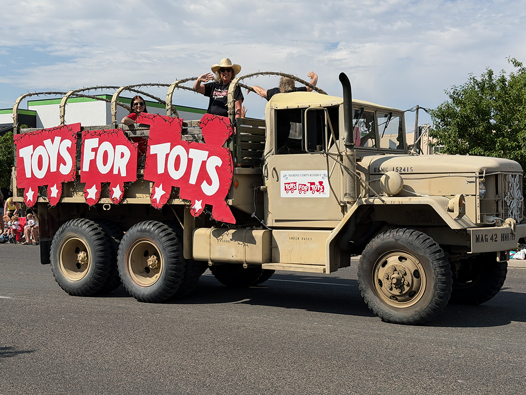 Toys for Tots Military Vehicle