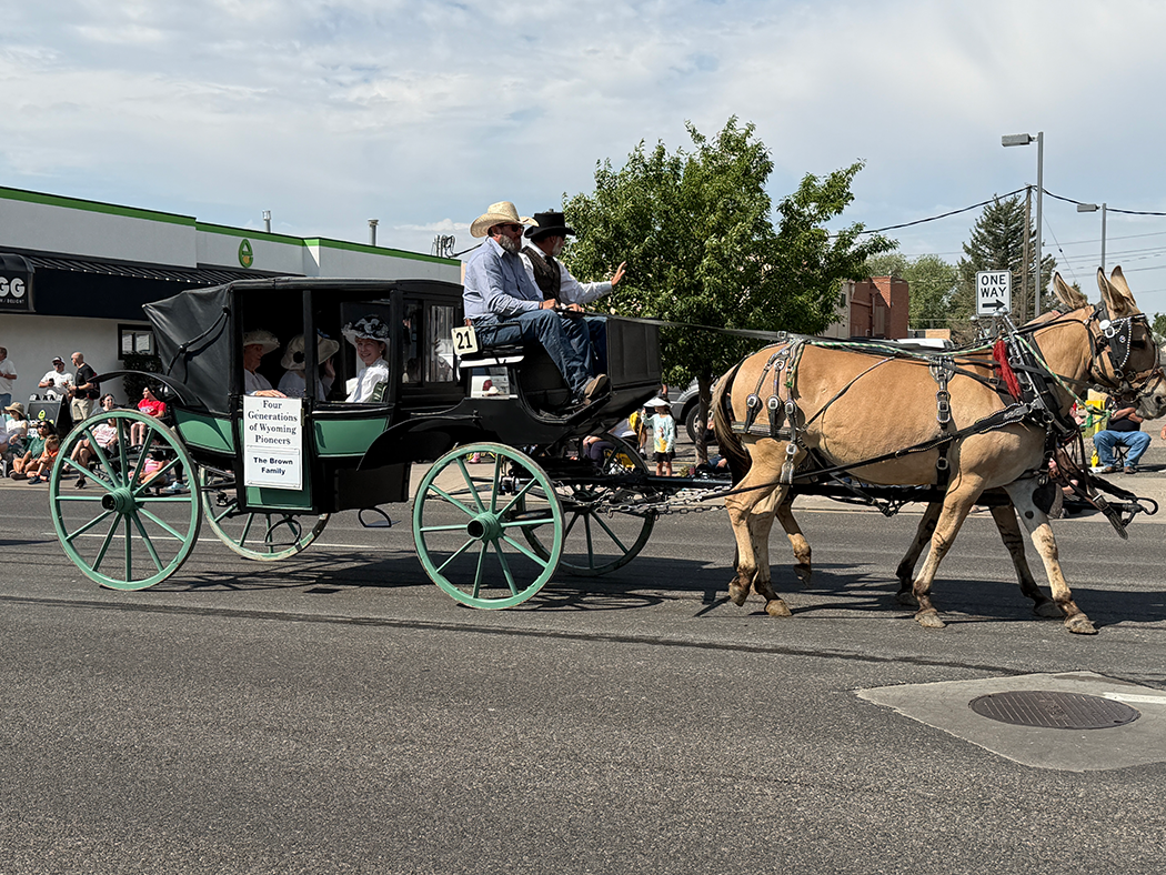 The LANDAU was built in Germany in the 1500's. Ours carries "four generations" of a Wyoming family.