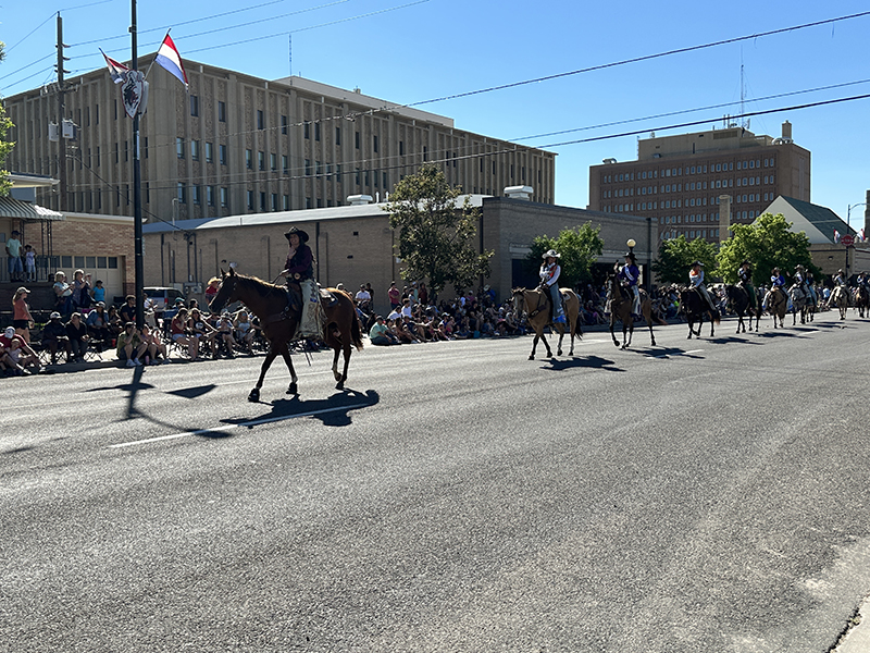 Visiting Rodeo Royalty