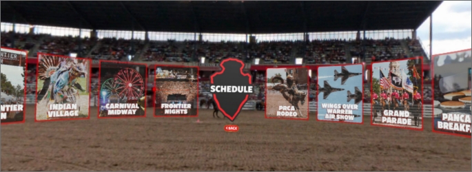 VR App Schedule Experience