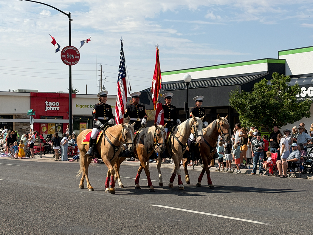 Marine Corps Mounted Color Guard