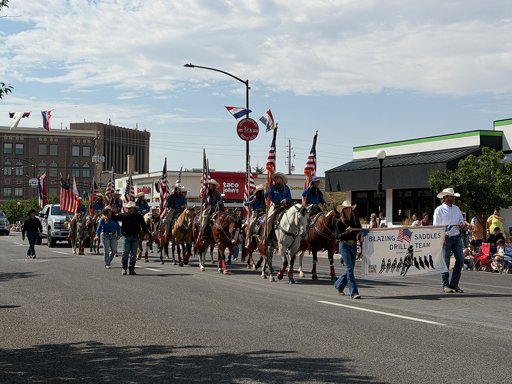 Blazing Saddles Drill Team Riding Group.